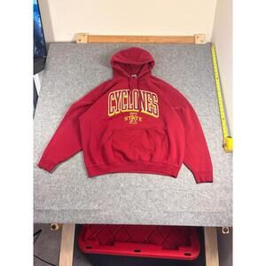 Vintage Y2K Russell Athletic Iowa State Cyclones Hoodie Sweatshirt Size 2XL